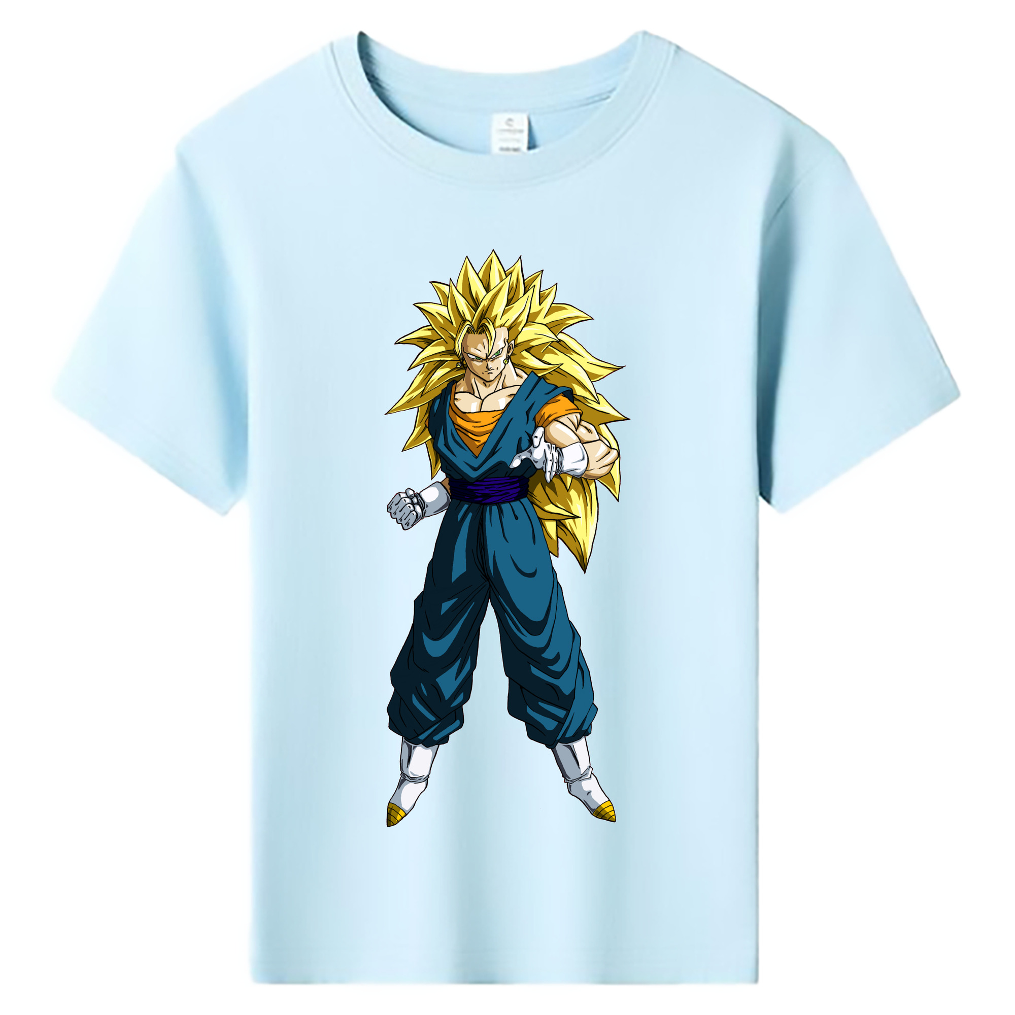 （画像用） ドラゴンボール ベジット DRAGON BALL Vegetto 綿100％キッズTシャツ（フロントプリント）